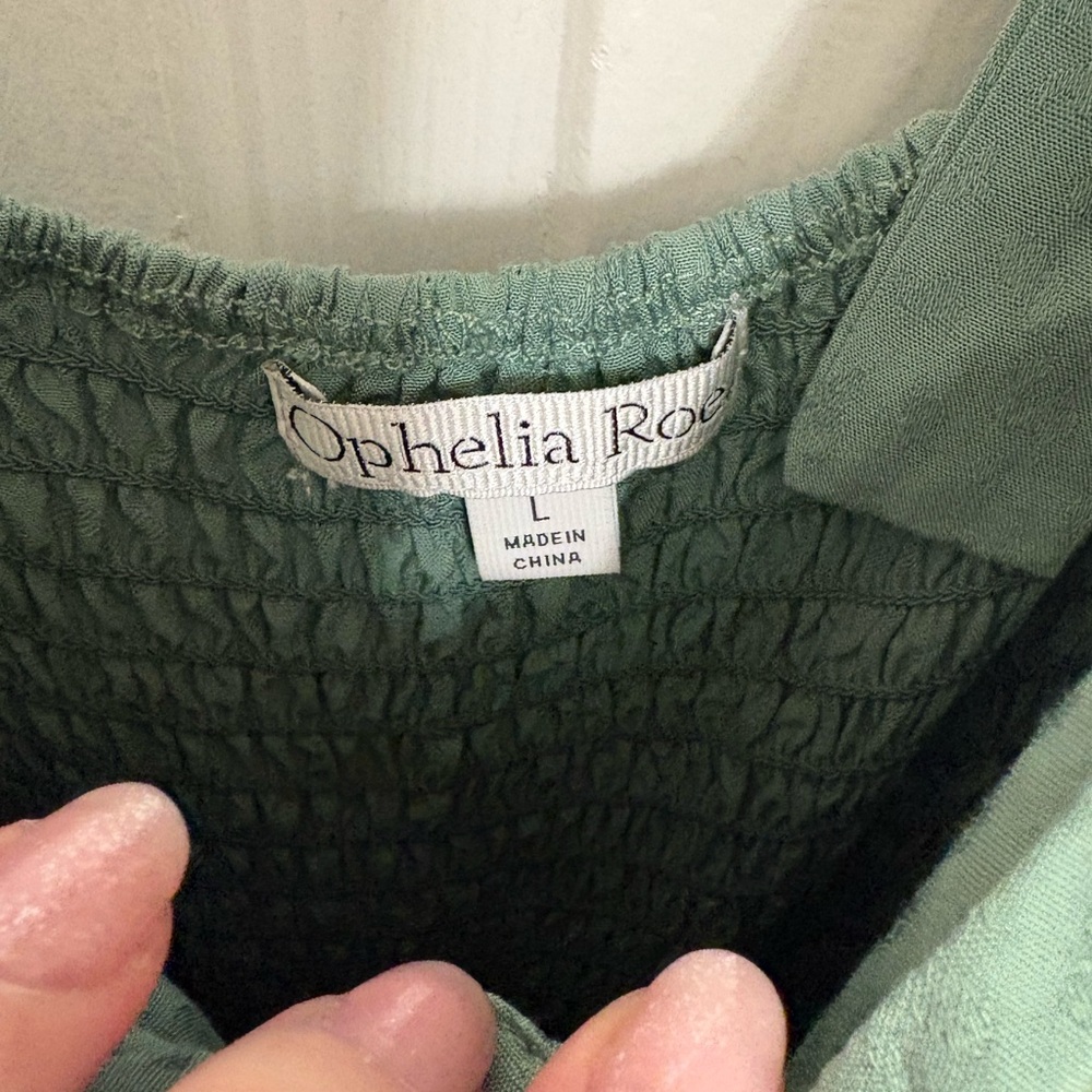 NWT Chic Sleeveless Green Maxi Dress with Button Detail size L - Picture 8 of 9